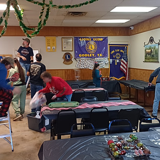 Chapter Christmas Party - Setup