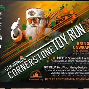 5th Annual Cornerstone Toy Run
