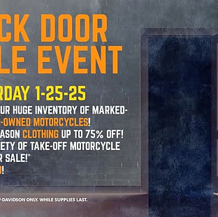 Back Door Used Bikes Sale Event