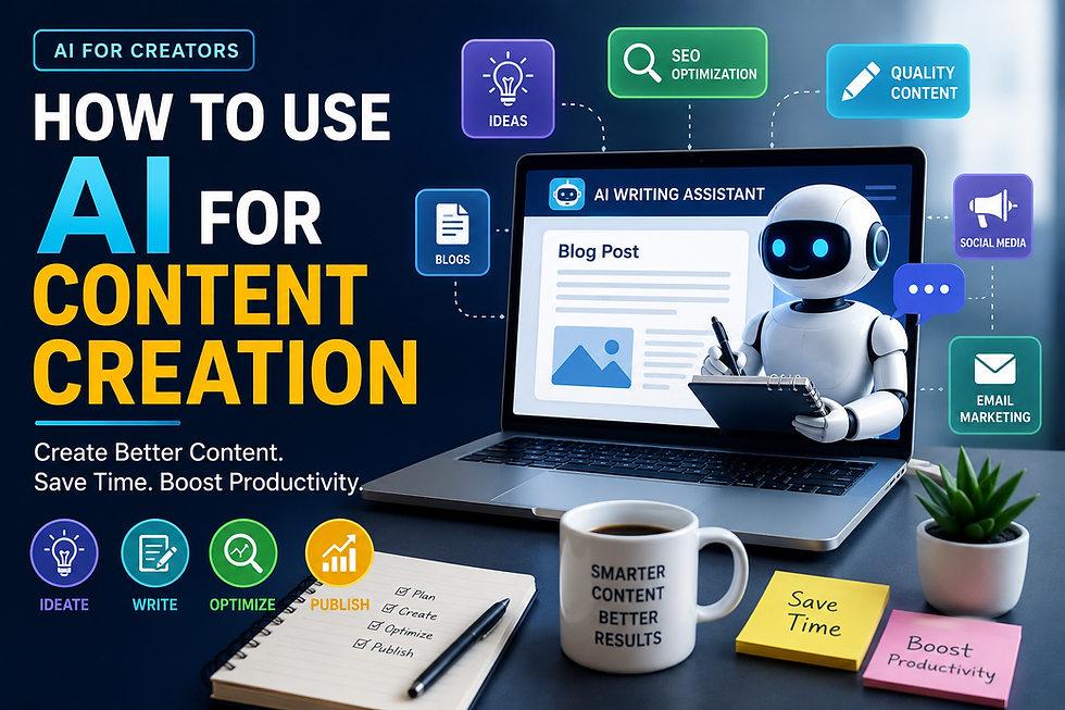 How to Use AI for Content Creation and Boost Your Productivity