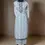 Thumbnail: White and Grey Cotton Embroidered Readymade Salwar Suits