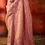Thumbnail: Salmon Pink Woven Kanjivaram Silk Saree