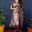 Thumbnail: Women's Burnt Maroon Handloom Banarasi Silk Zari Woven Saree with Blouse