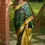 Thumbnail: Forest Green Paithani Silk Saree