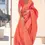 Thumbnail: Orange Zari Woven Handloom Silk Saree