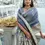 Thumbnail: Women's Steel Grey Woven Soft Silk Saree