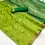 Thumbnail: Parrot Green Banarasi Silk Saree With Blouse Piece