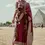 Thumbnail: Wine Soft Banarasi Nylon Satin Silk Saree