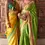 Thumbnail: Yellow Woven Zari Banarasi Patola Silk Saree