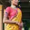 Thumbnail: Women's Yellow Printed Patola Paithani Silk Saree