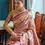 Thumbnail: Women's Baby Pink Banarasi Soft Silk Patola Saree