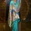 Thumbnail: Firozi Woven Paithani Silk Saree