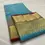 Thumbnail: Cerulean Blue Pure Katan Silk Handloom Chanderi Silk Saree