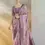Thumbnail: Lavender Tie & Dye Handloom Weaving Silk Saree