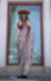 Thumbnail: Off White Digital Print Satin Crepe Saree