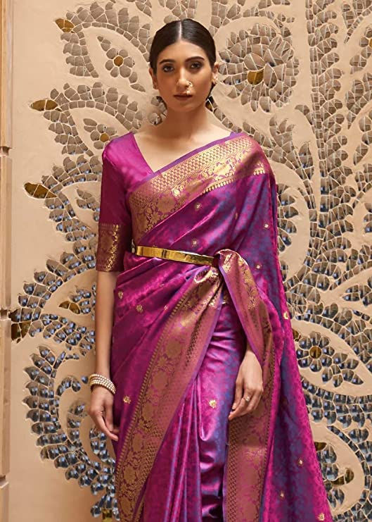 Thumbnail: Bageshri (raga) Kanjivaram Saree