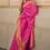 Thumbnail: Rani Pink Handloom Weaving Khadi Silk Saree with Blouse