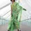 Thumbnail: Green Woven Art Silk Saree With Digital Print
