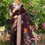 Thumbnail: Women's Brown Woven Tussar Silk Saree