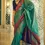Thumbnail: Teal Woven Kanjivaram Silk Saree