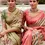 Thumbnail: Pink Banarasi Digital Printed Silk Saree