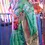 Thumbnail: Light Blue Woven Banarasi Soft Silk Saree