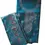 Thumbnail: Women's Teal Blue Pashmina Unstitched Weaved Embroidered Salwar Suits