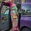 Thumbnail: Women's Sea Green Designer Patola Print Silk Saree
