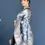 Thumbnail: Grey Banarasi Silk Saree With Blouse Piece