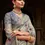 Thumbnail: Grey Banarasi Digital Printed Silk Saree