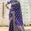 Thumbnail: Gorgeous Royal Blue Weaving Work Banarasi Silk Saree