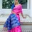 Thumbnail: Women's Pink Woven Tussar Silk Saree