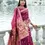 Thumbnail: Women's Maroon Woven Soft Silk Saree