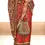 Thumbnail: Exquisite Crimson Red Patola Banarasi Printed Silk Saree