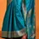 Thumbnail: Blue Pure Handloom Satin Silk Saree With Beautiful Zari Weaving