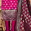 Thumbnail: Wine  Banarasi Silk Unstitched Dress Material With Dupatta