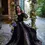 Thumbnail: Gorgeous Black Embroidered Georgette Anarkali Suit for Women