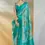 Thumbnail: Aqua Green Tie & Dye Handloom Weaving Silk Saree