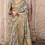 Thumbnail: Women's Tan Silk Handloom Weaving Saree
