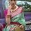 Thumbnail: Women's Sea Green Designer Patola Print Silk Saree