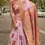 Thumbnail: Women's Pink Kashmiri Modal Handloom Saree