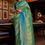 Thumbnail: Designer Blue Woven Banarasi Saree