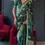 Thumbnail: Forest Green Banarasi Silk Saree