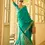 Thumbnail: Sea Green Exquisite Weaving Banarasi Satin Silk Saree