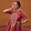 Thumbnail: Magenta Purple Handloom Weaving Silk Saree