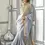 Thumbnail: Elegant Grey Chiffon Handloom Saree With Jacquard Blouse