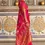 Thumbnail: Rani Pink Woven Satin Silk Classic Saree