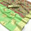 Thumbnail: Women's Pastel Green Kashmiri Handloom Weaving Silk Saree