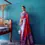 Thumbnail: Women's Red Patola Fusion Paithani Silk Saree