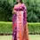 Thumbnail: Purple Kanchipuram Handloom Silk Saree And Unstitched Blouse